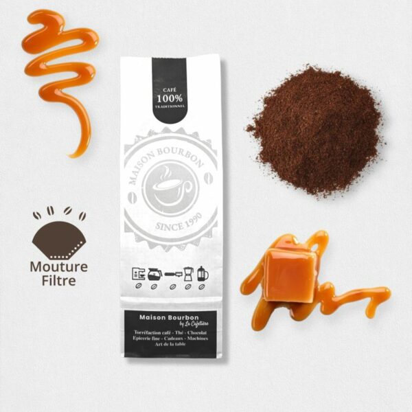 cafe aromatise caramel sachet de 250g