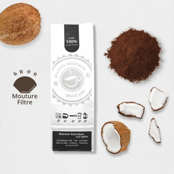 cafe aromatise noix de coco sachet de 250g