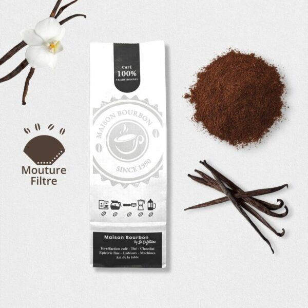 cafe aromatise vanille sachet de 250g
