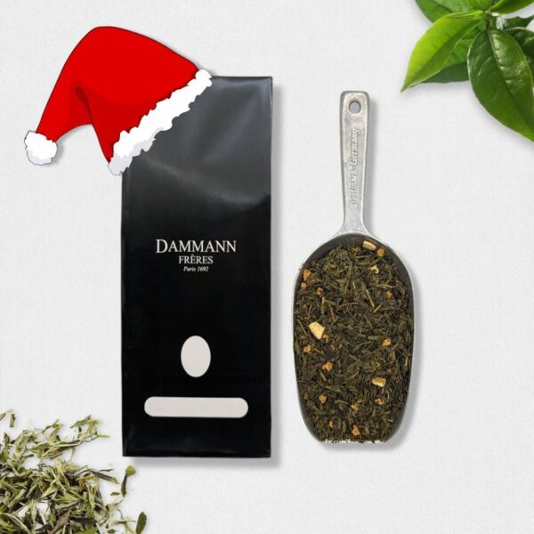 christmas tea vert 100g vrac dammann