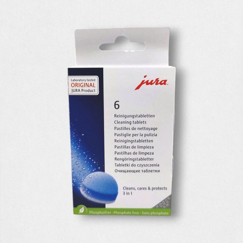 Boîte de 6 pastilles de nettoyage Jura 3 en 1